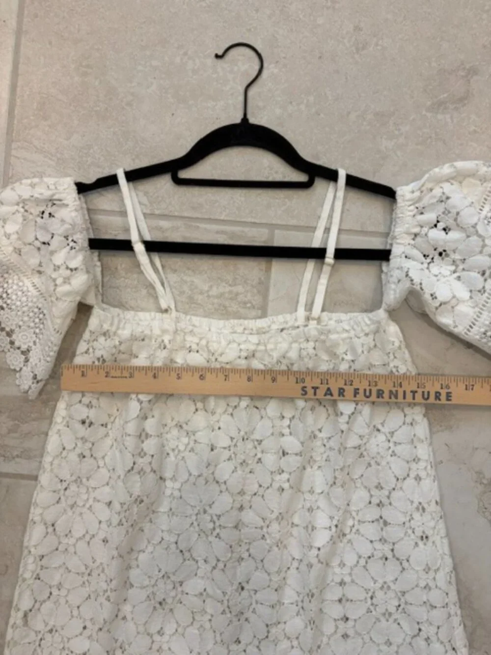 Solitaire Swim White Lace Eyelet Beach Cover Medium Coquette Beach Boho Resort